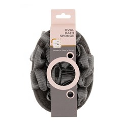 Bode Sponge Bath Oval Charcoal Colour