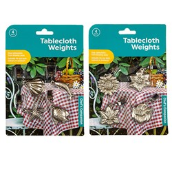 Tablecloth Weight with Clips 4 Assorted