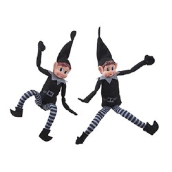 Xmas Elves BB Elf Bendable 2 Asstd