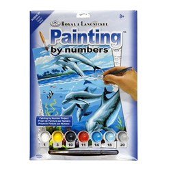 Painting By Numbers Junior Small Dolphins