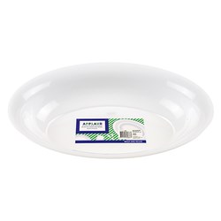 Bowl Serving Plastic White Large