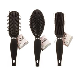 Hair Brush Black 3 Designs