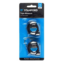 Tape Measure Mini 2Pc 1.5M