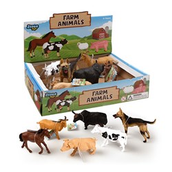 Toys Animals Farm 6 Asstd