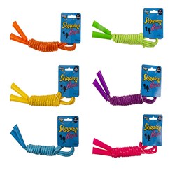 Toys Sporting Skipping Rope w Glitter 210cm Asstd Cols