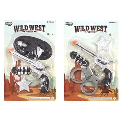 Toys Weapons Cowboy Set 2 Asstd