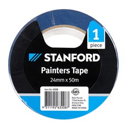 Tape Masking Painters Blue 1Pk 50Mx24mm