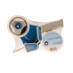 Tape Gun with 2 x 48mm x 50m Clear Tape 45 Micron