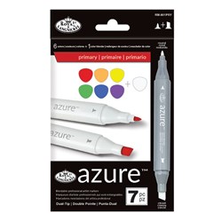 7pc Primary Colour Marker Set