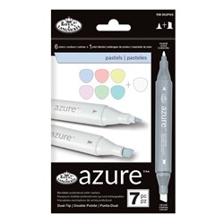 7pc Pastel Colour Marker Set