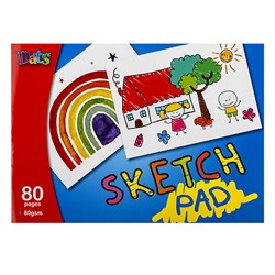 Sketch Pad 80gsm A4 80pg Landscape