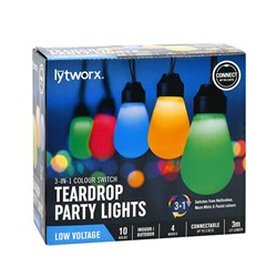 Lights Party Colour Combo 3 in 1 Colour Switch Pk10 Connect