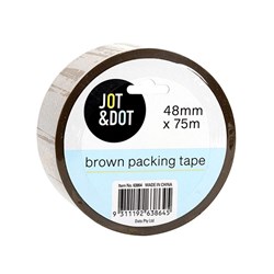 Brown Packing Tape 48mmx75mtr Pk1 50 Micron