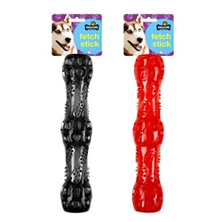 Dog Toy Fetch Stick TPR L26.5cm 2 Asstd Colours