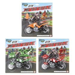 Toys Motorcycle 3 Asstd Cols