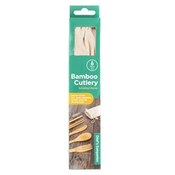 Cutlery Bamboo 6pc Set