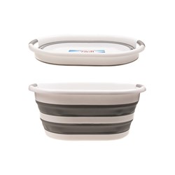 Collapsible Laundry Basket 60x45x28cm White
