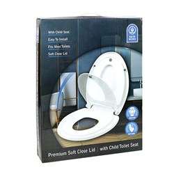 Toilet Seat Soft Close w Child Seat