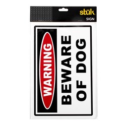 Sign Beware of Dog 20x30cm