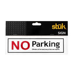 Sign No Parking 6x20cm