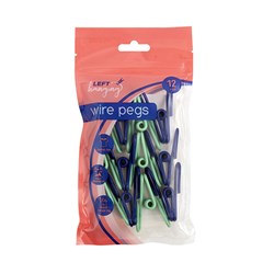 Wire Clips 12pk Asst Cols
