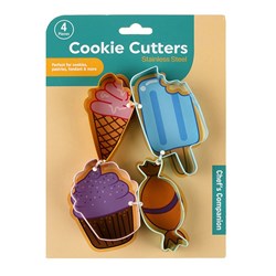 Cookie Pastry Cutters 4pcs S/S 430