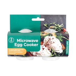 Egg Maker Microwavable 2pk 6.5x8x5cm