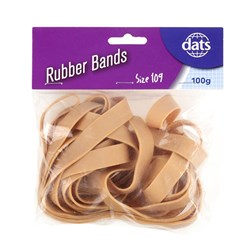 Band Rubber 100g Brown Size 109 228x15mm