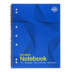 Notebook Basic Card Cover A4 Lecture 140pg