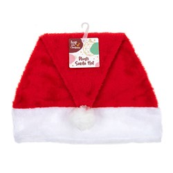 Hat Santa Xmas Deluxe Plush Clipstrip