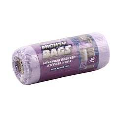 Garbage Bags Scented Lavender HDPE 27L Pk20 52x62cm