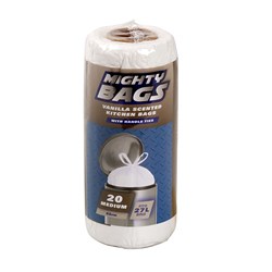 Garbage Bags Scented Vanilla HDPE 27L Pk20 52x62cm