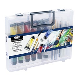 Art Set Acrylic Clearview 21Pc