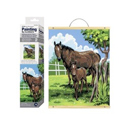 PBN SCROLL Mare & Foal