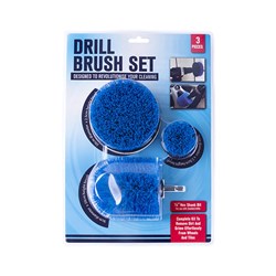 Cleaning Drill Brush Set 3Pc