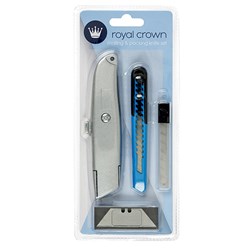 Packing Knife Set 4Pc SRT Clamshell Blister