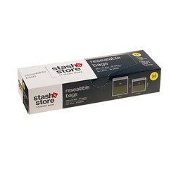 Bags Resealable 1.2L & 2.5L 2 Asst Cols 50pc Medium