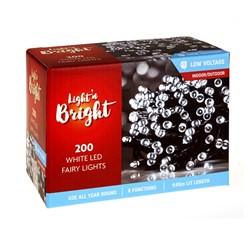 Lights Fairy White Pk200