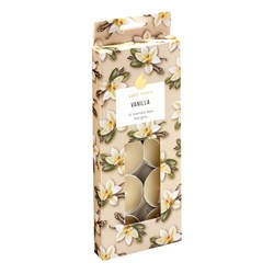 Tealights Scented 4 Hour Pk10 Vanilla