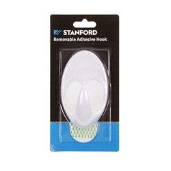 Hook Removable Adhesive Plastic 1Pk 110x65mm