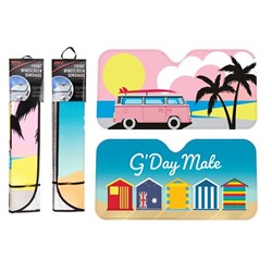 Sunshade Car Windscreen Printed 2 Asstd 1300x600mm