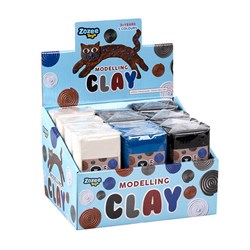 Toys Clay Modelling 5 Asst Dark Cols