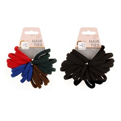 Hair Ties 26pk 2 Asstd Cols 5.5 cm