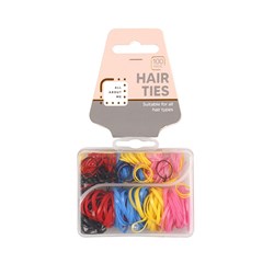 Hair Ties 100pk Mixed Cols Asst Size