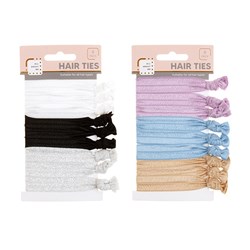 Hair Ties 9pk Asstd Cols