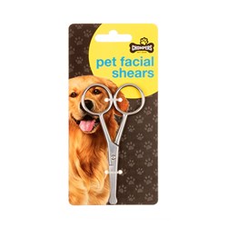 Pet Facial Shears Stainless Steel 10x5.5cm