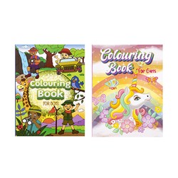 Book Kids Colouring A4 192pg 2 Asstd