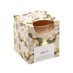 Candle Scented in Glass Jar 25 Hour Vanilla