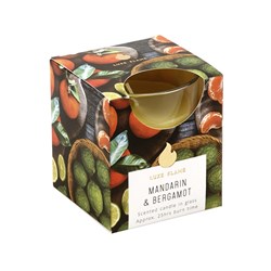 Candle Scented in Glass Jar 25 Hour Mandarin & Bergamot