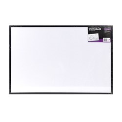 Whiteboard Black Frame 900x600mm